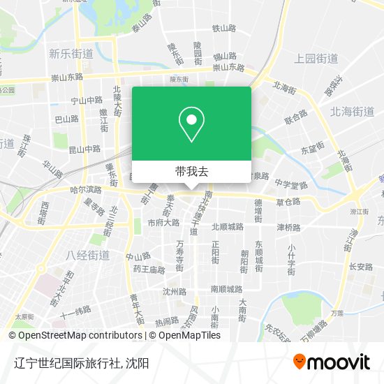 辽宁世纪国际旅行社地图