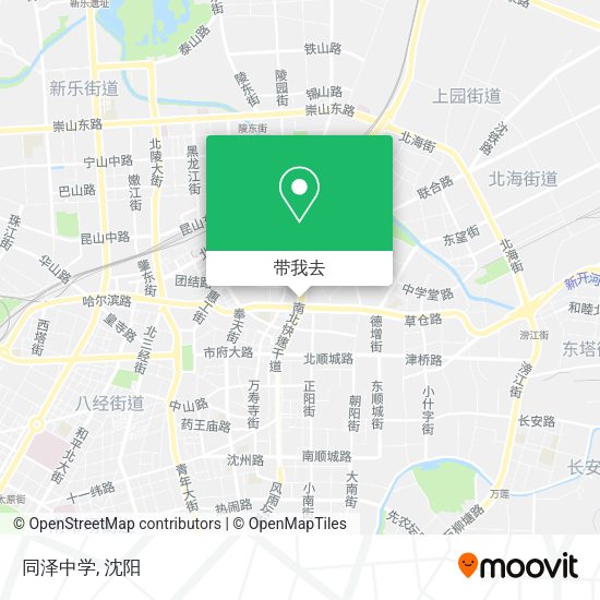 同泽中学地图