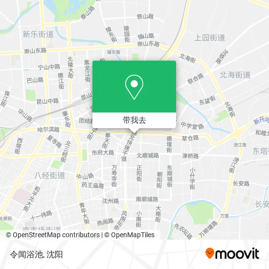 令闻浴池地图