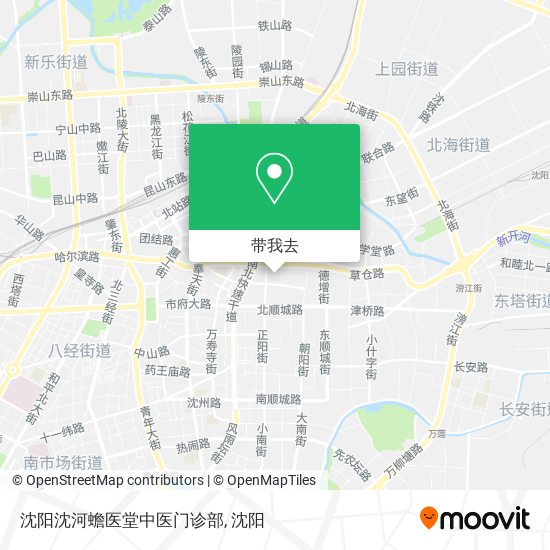 沈阳沈河蟾医堂中医门诊部地图