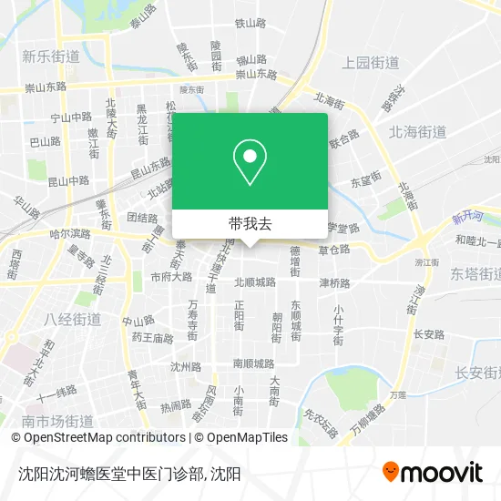 沈阳沈河蟾医堂中医门诊部地图
