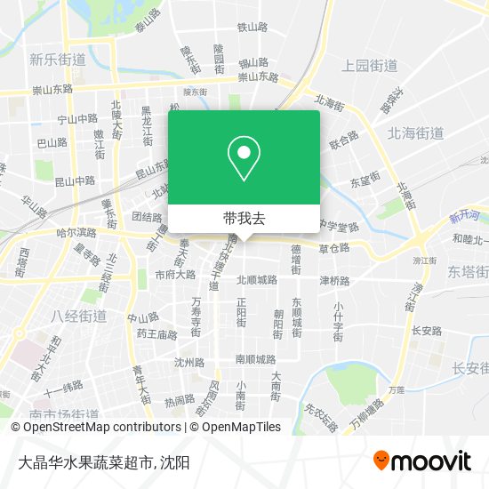 大晶华水果蔬菜超市地图