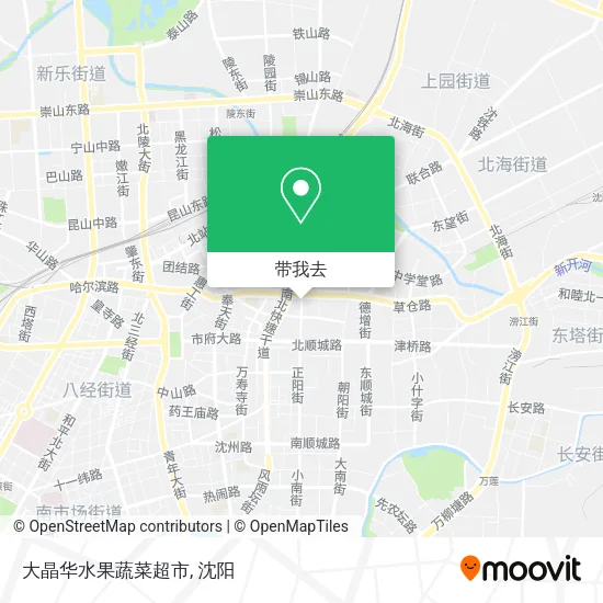 大晶华水果蔬菜超市地图