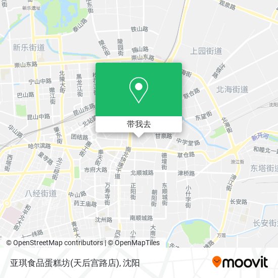 亚琪食品蛋糕坊(天后宫路店)地图