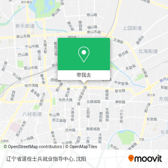 辽宁省退役士兵就业指导中心地图