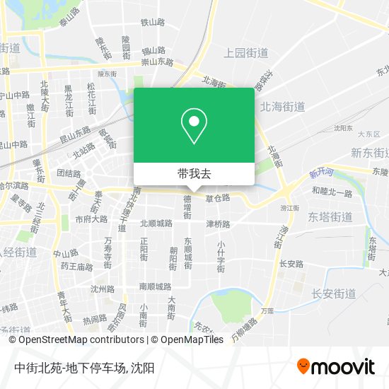 中街北苑-地下停车场地图