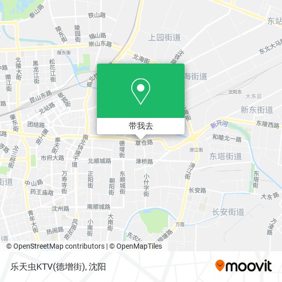 乐天虫KTV(德增街)地图