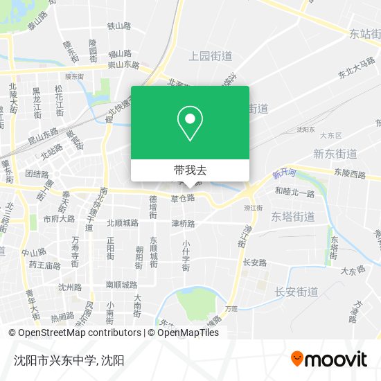 沈阳市兴东中学地图