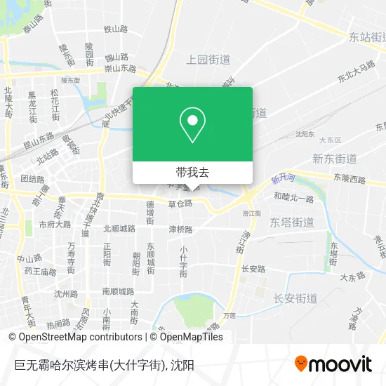巨无霸哈尔滨烤串(大什字街)地图
