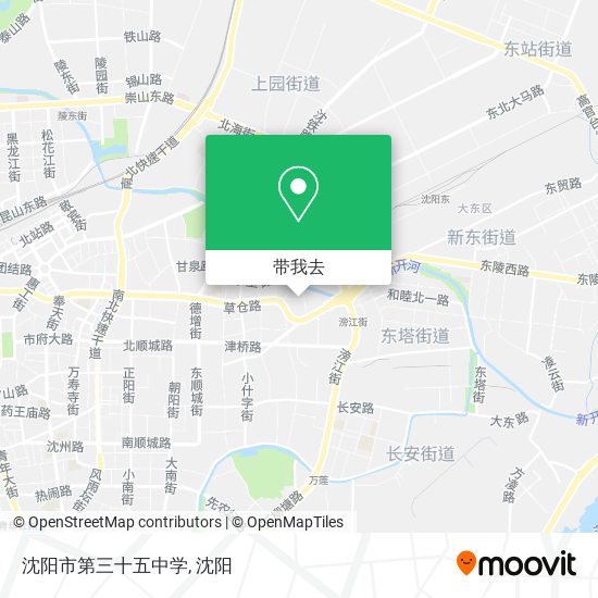 沈阳市第三十五中学地图