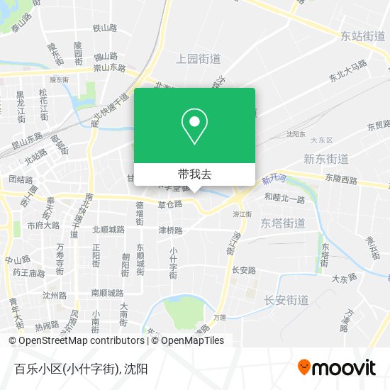 百乐小区(小什字街)地图