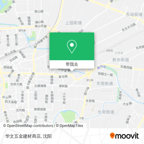 华文五金建材商店地图