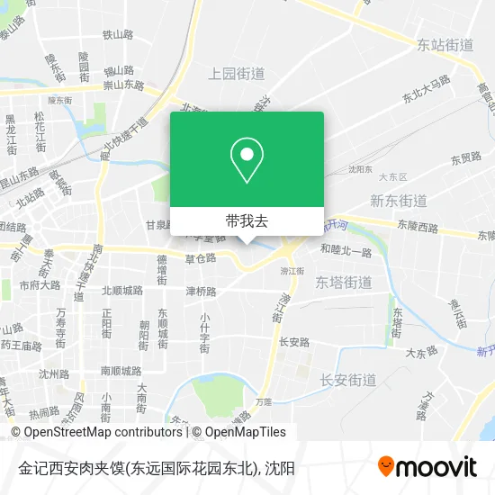 金记西安肉夹馍(东远国际花园东北)地图