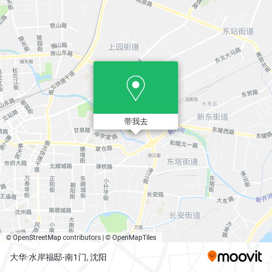 大华·水岸福邸-南1门地图