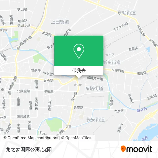 龙之梦国际公寓地图