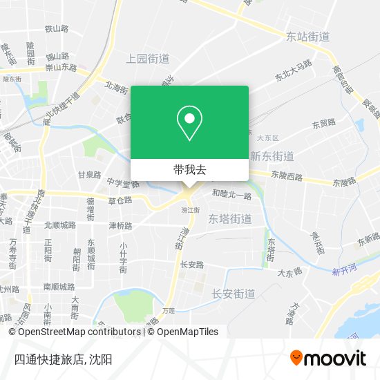 四通快捷旅店地图