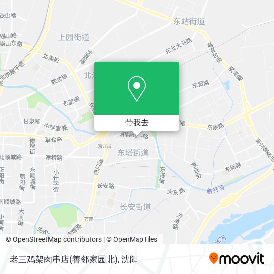 老三鸡架肉串店(善邻家园北)地图