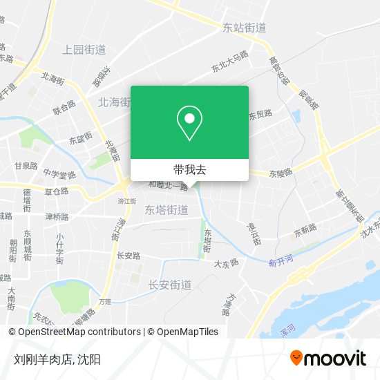 刘刚羊肉店地图