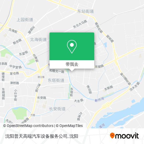 沈阳普天高端汽车设备服务公司地图