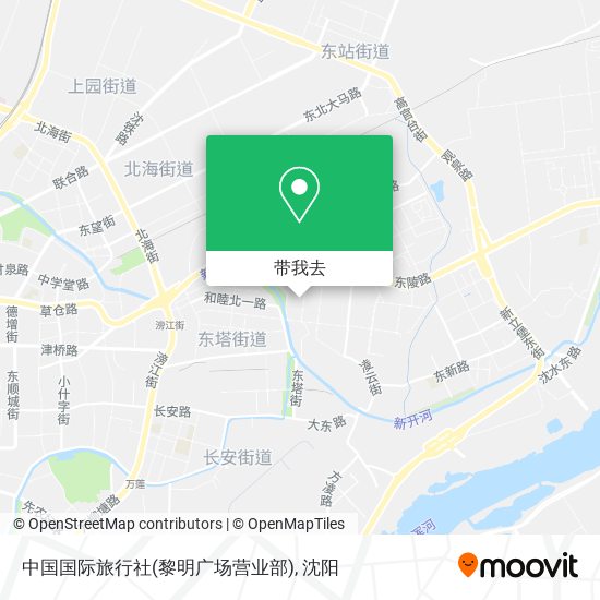 中国国际旅行社(黎明广场营业部)地图