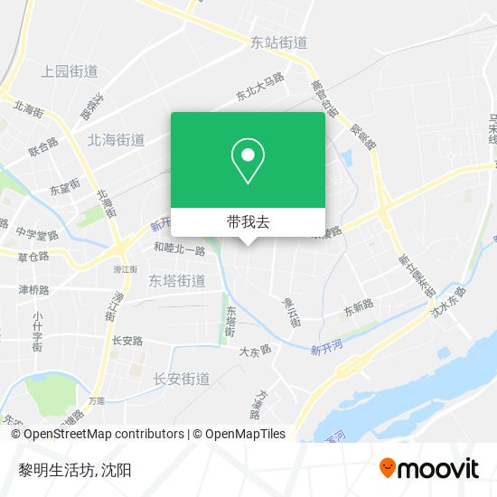 黎明生活坊地图