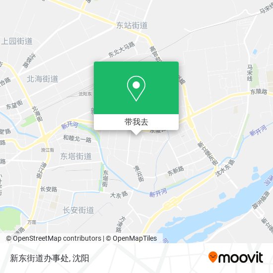新东街道办事处地图