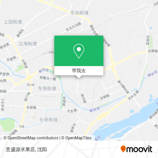 意盛源水果店地图