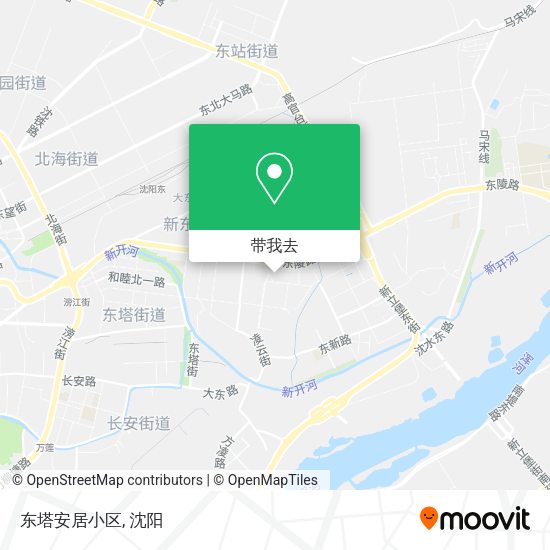 东塔安居小区地图