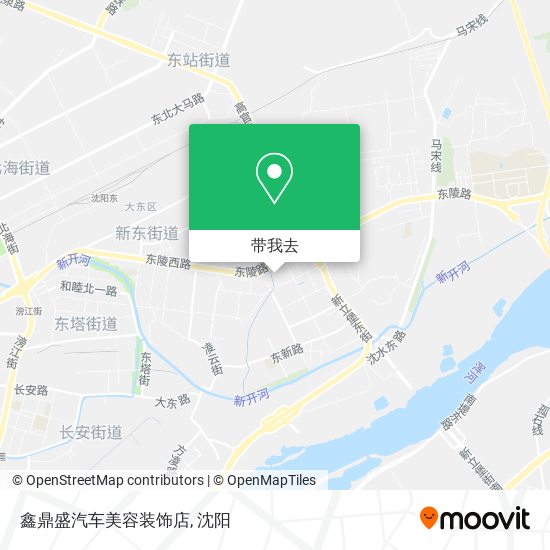 鑫鼎盛汽车美容装饰店地图