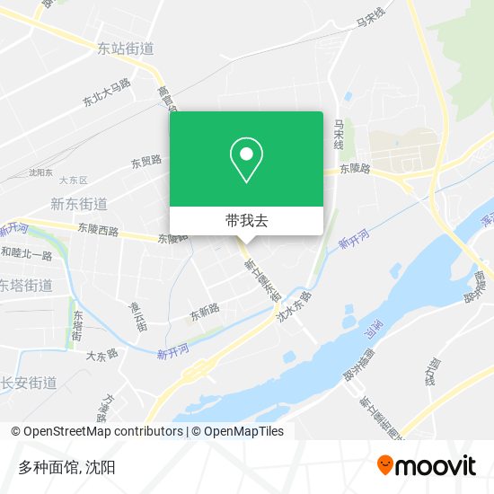 多种面馆地图