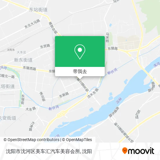 沈阳市沈河区美车汇汽车美容会所地图