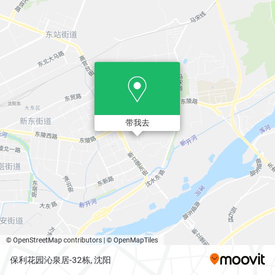 保利花园沁泉居-32栋地图