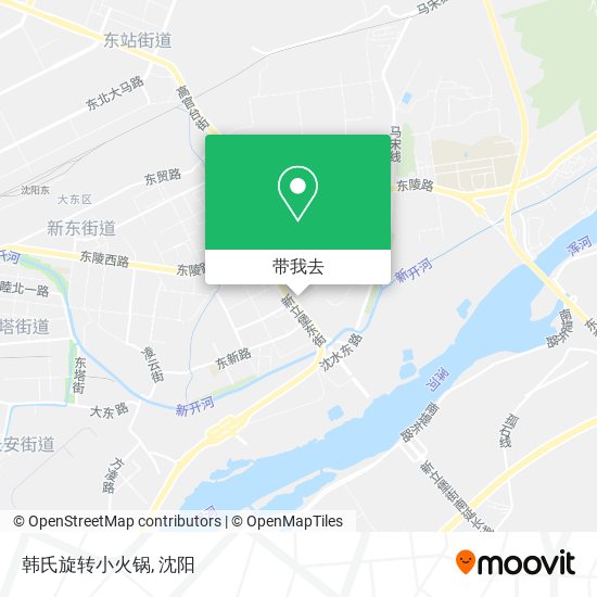 韩氏旋转小火锅地图
