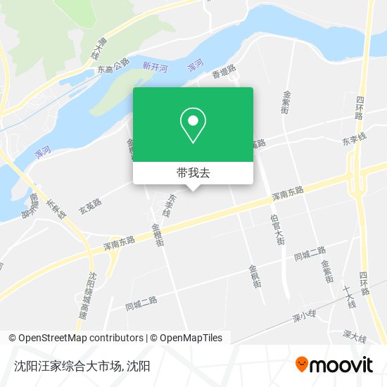 沈阳汪家综合大市场地图