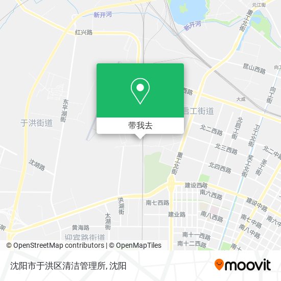 沈阳市于洪区清洁管理所地图