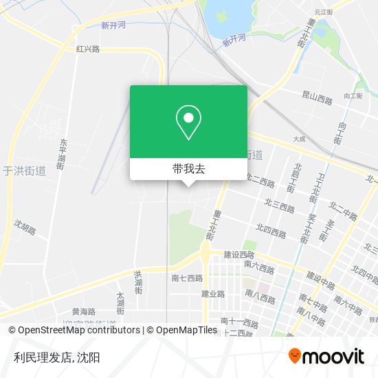 利民理发店地图