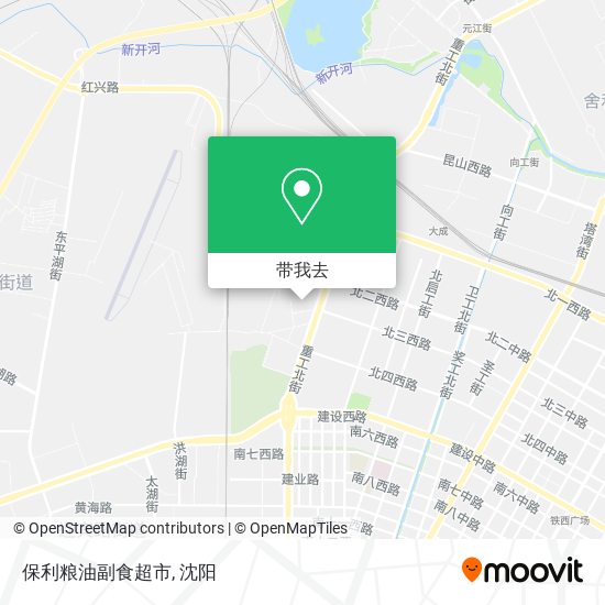 保利粮油副食超市地图