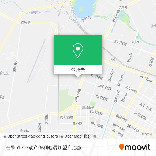 芒果517不动产保利心语加盟店地图