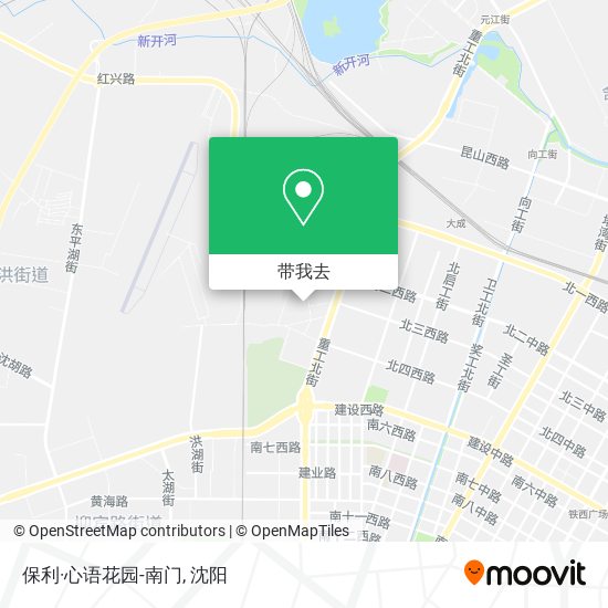 保利·心语花园-南门地图