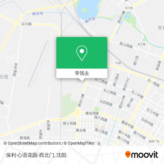 保利·心语花园-西北门地图