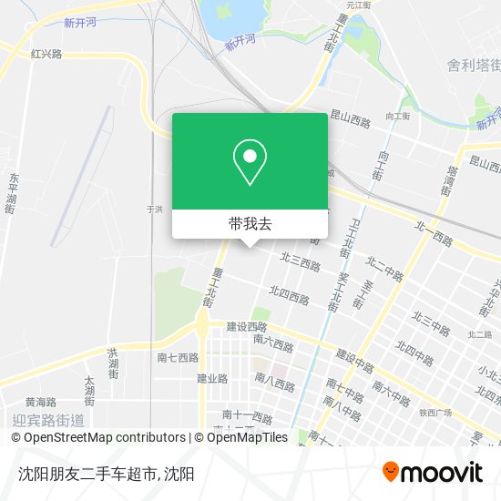 沈阳朋友二手车超市地图