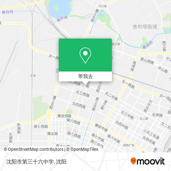 沈阳市第三十六中学地图