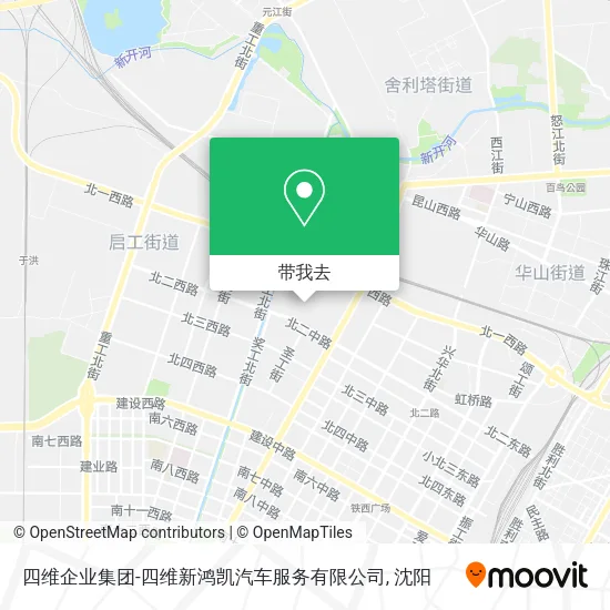 四维企业集团-四维新鸿凯汽车服务有限公司地图
