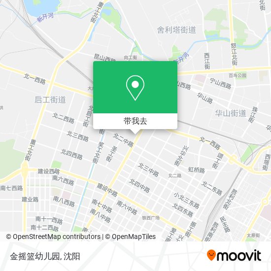 金摇篮幼儿园地图