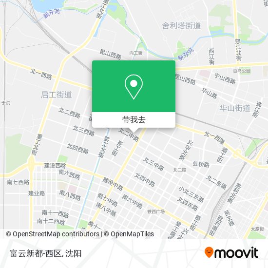 富云新都-西区地图