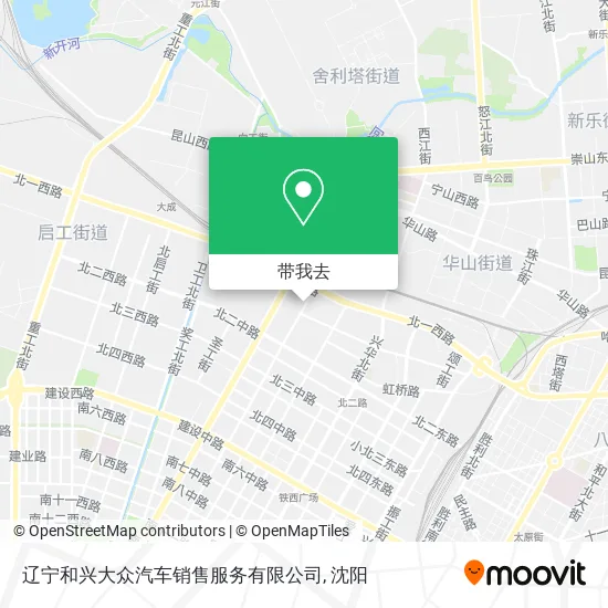 辽宁和兴大众汽车销售服务有限公司地图