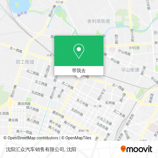 沈阳汇众汽车销售有限公司地图