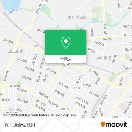 保工加油站地图