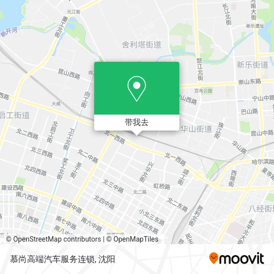 慕尚高端汽车服务连锁地图
