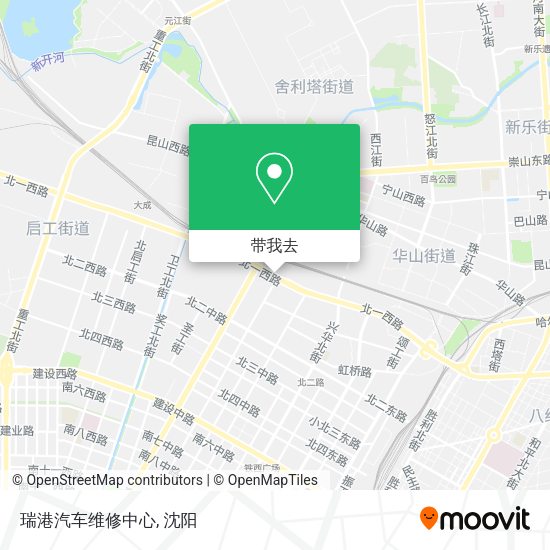 瑞港汽车维修中心地图